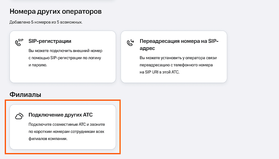 SIP транк ВАТС